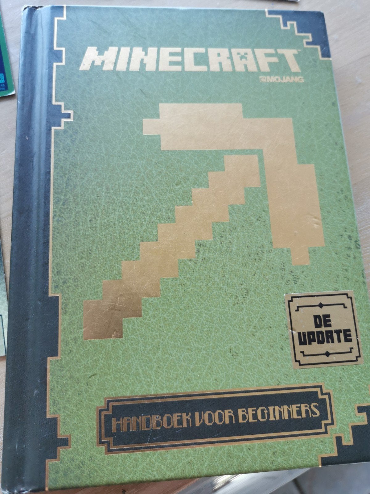 Minecraft Handboek voor Beginners + Panini kaarten, Ophalen of Verzenden, Zo goed als nieuw, Mojang, Non-fictie
