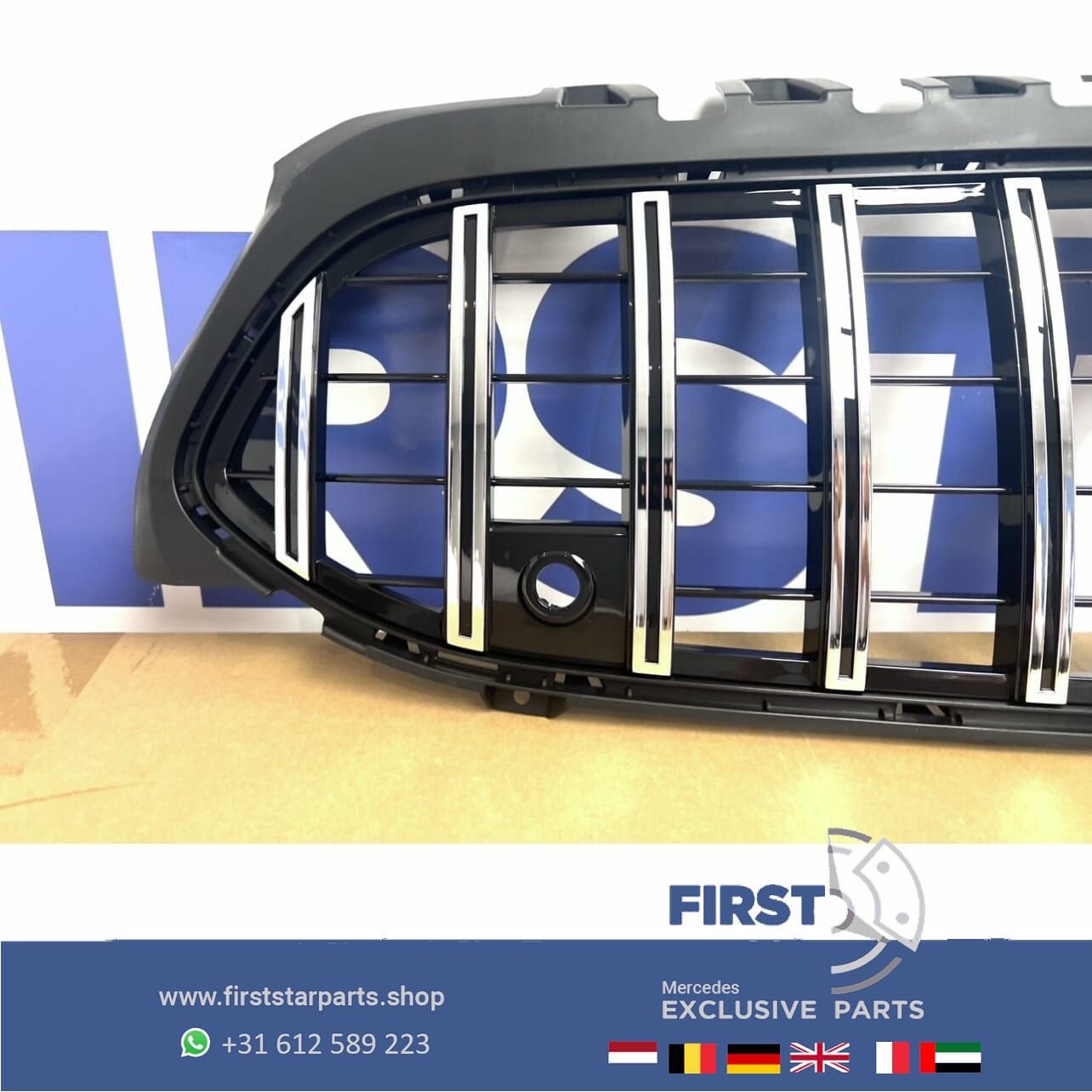 W177 V177 A KLASSE A45 AMG GT LINE GRIL 2019-2022 PANAMERCAN, Gebruikt, -, Ophalen of Verzenden, -