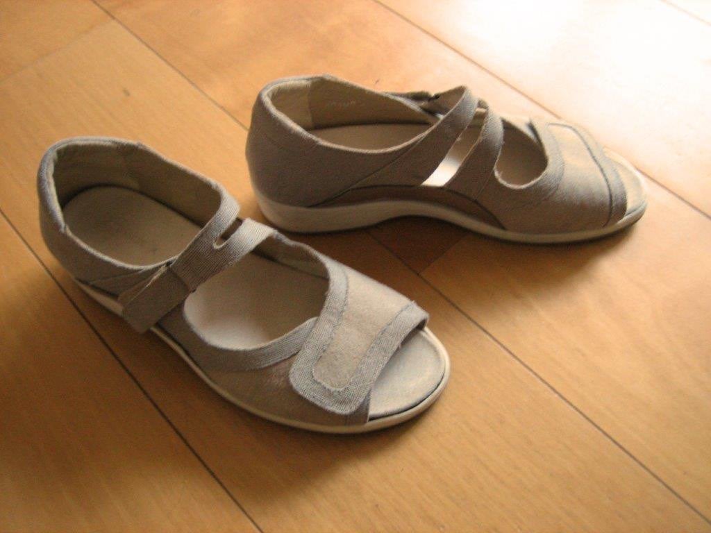 Zeer mooie beige leren comfortsandaal XSENSIBLE 7-H snazzeys, Xsensible, Verzenden, Beige, Nieuw