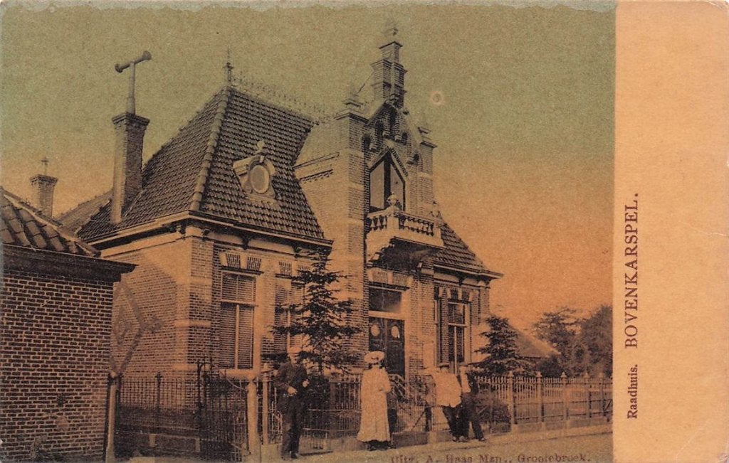 703-157-017 Raadhuis Bovenkarspel, Verzenden, Voor 1920, Noord-Holland