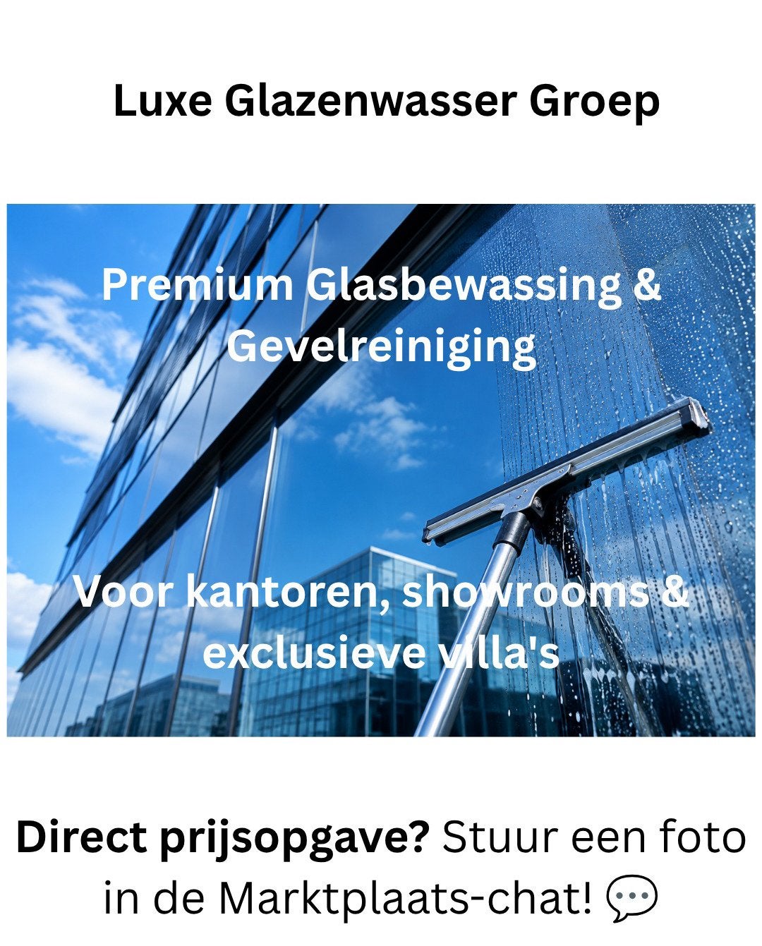 Luxe Glazenwasser Groep | Premuim Glasbewassing, Ophalen, Overige typen