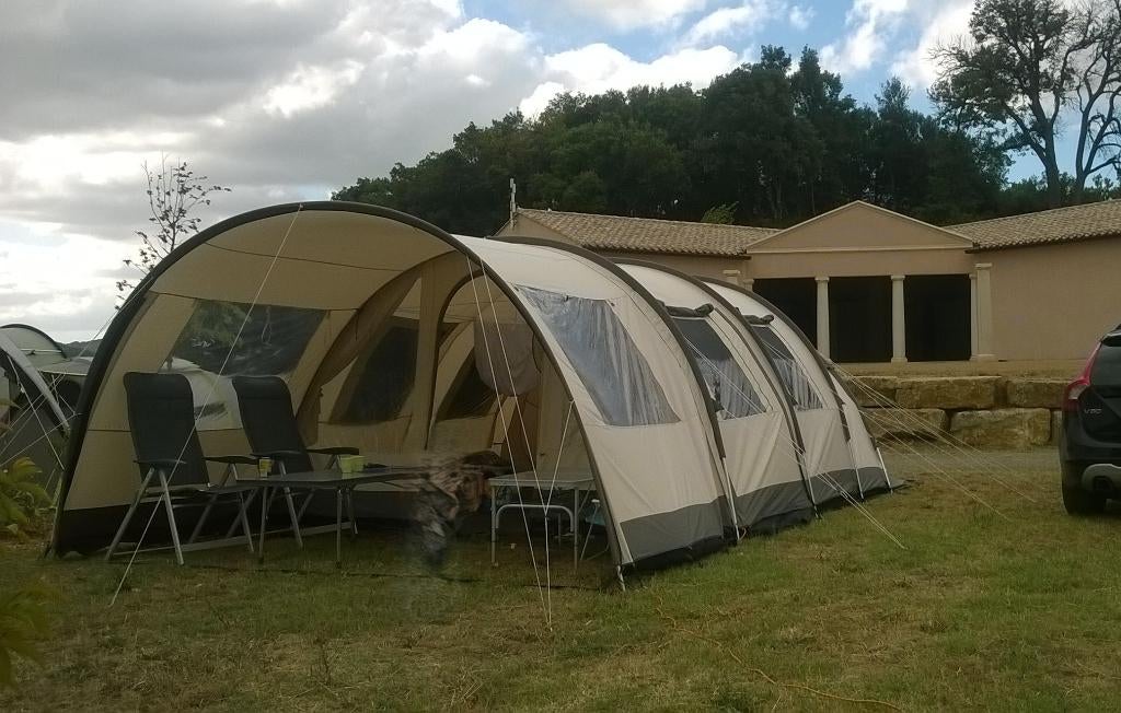 Tent Basecamp Ambato V Deluxe (5 persoons tunneltent), Ophalen of Verzenden, Gebruikt, Tot en met 5