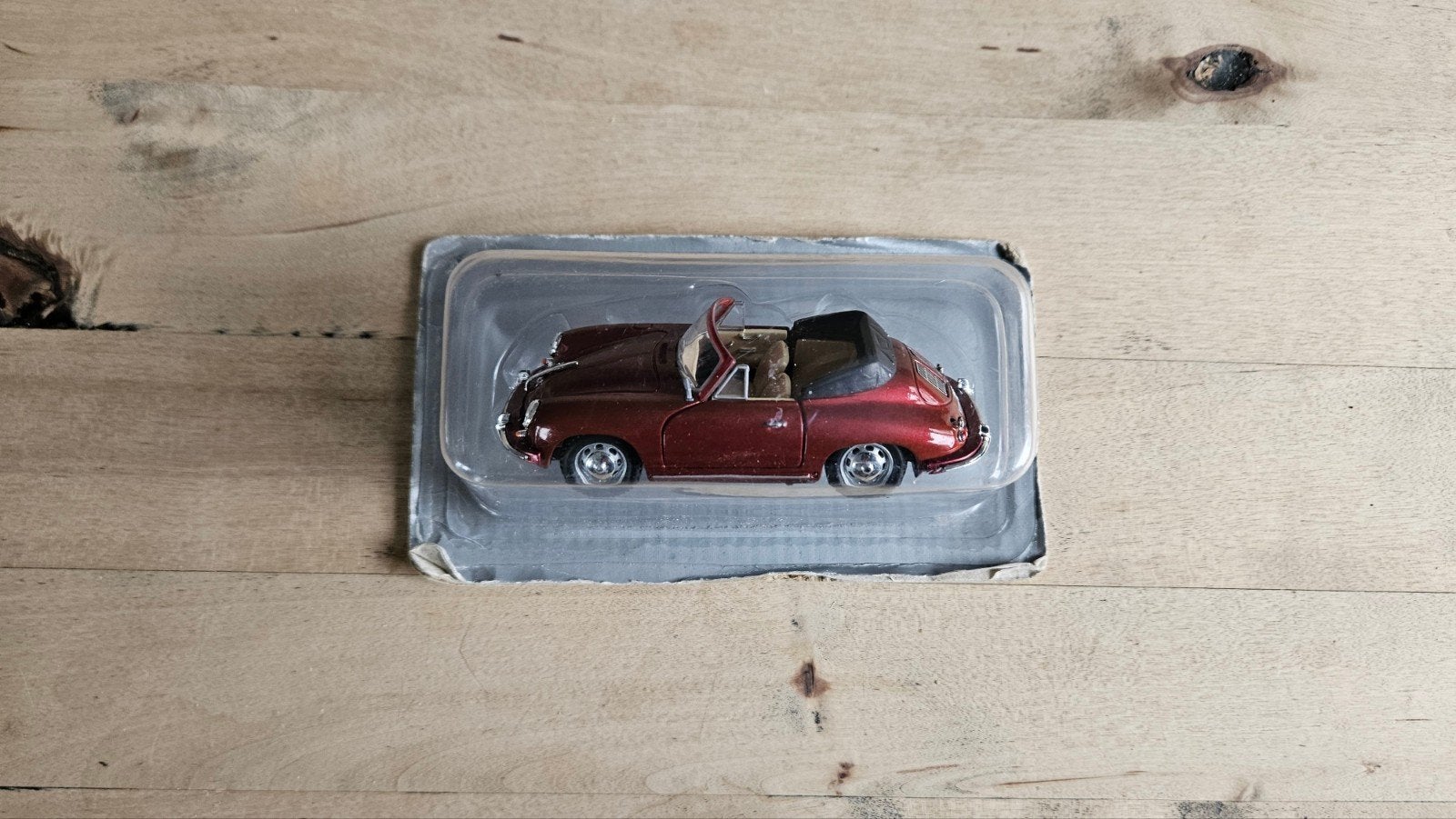 Cararama Porsche 356B cabriolet in verpakking,schaal 1:43., Hobby en Vrije tijd, Modelauto's | 1:43, Ophalen of Verzenden, Nieuw