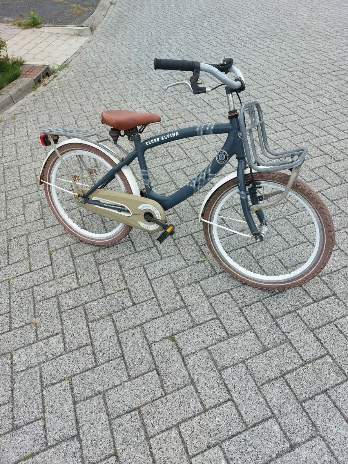 Club Alpina kinderfiets 22 inch met voordrager, Ophalen, Gebruikt, 20 inch of meer