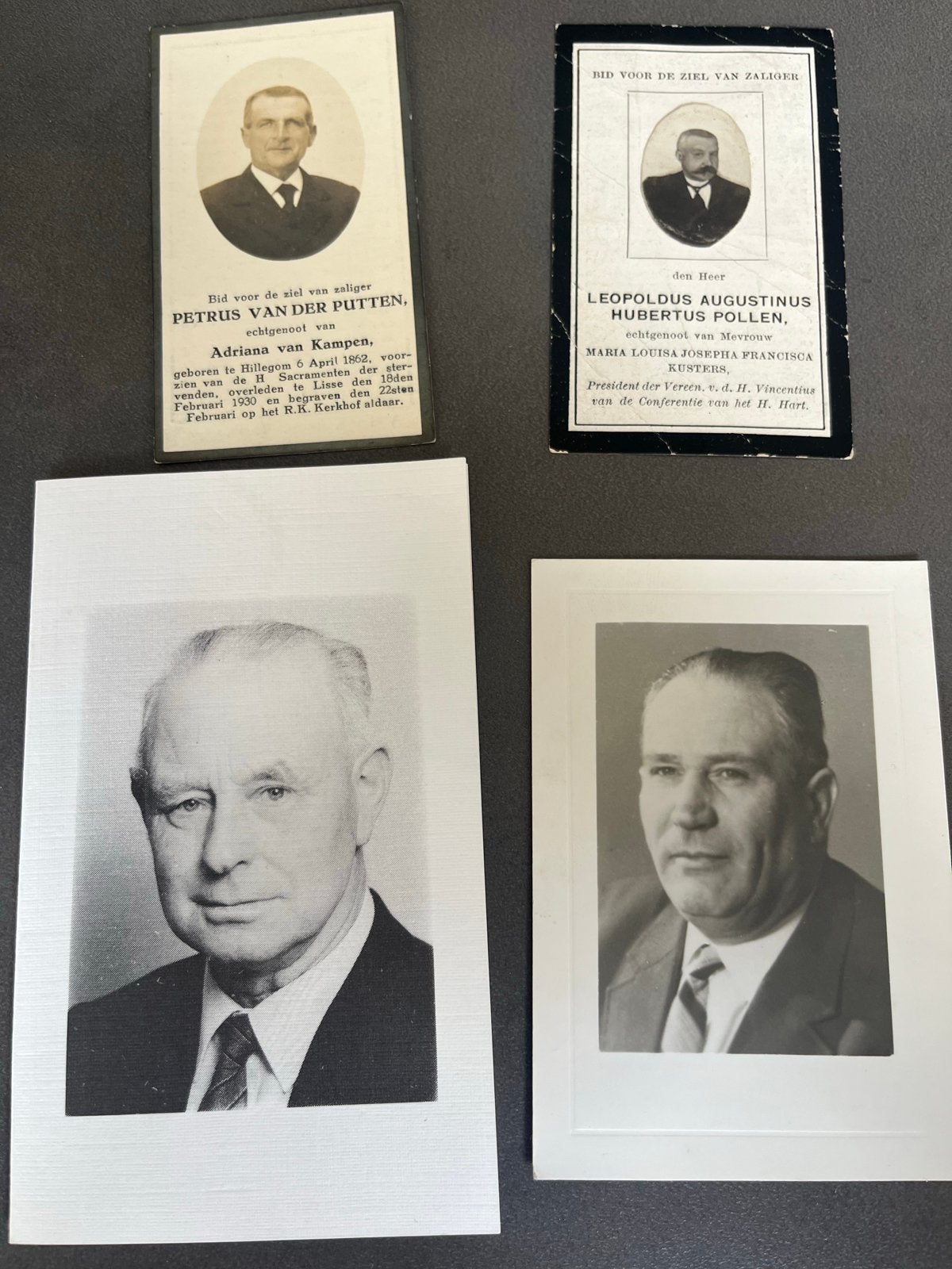 17 Bidprentjes/dankbetuigingen 1917-1999, Ophalen of Verzenden, Bidprentje