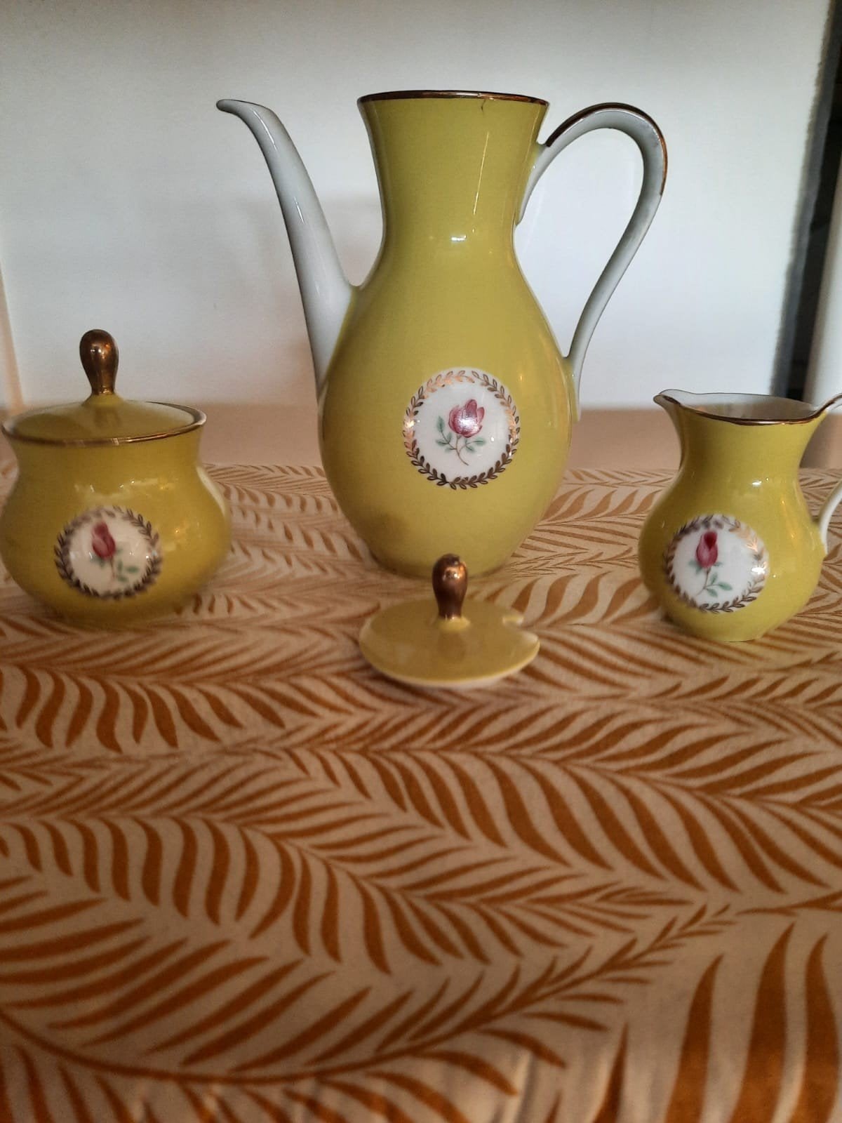 Vintage Barceuther Waldsassen Bavaria Koffieservies, Ophalen of Verzenden