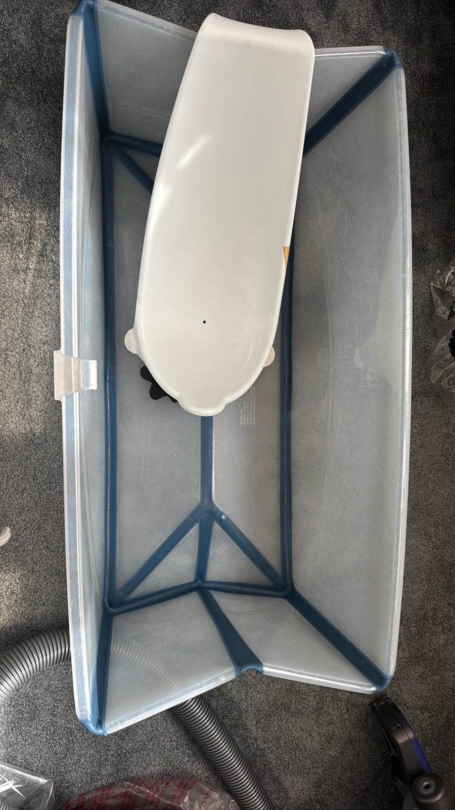 Stokke XL badje met baby inzet, Ophalen, Gebruikt, Badje, Overige merken