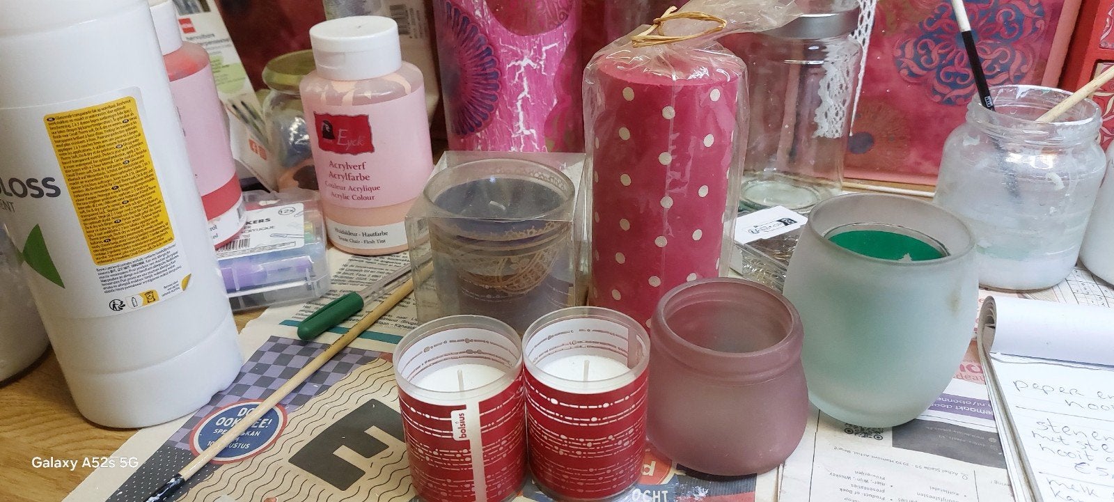 diverse kaarsen, Ophalen of Verzenden, Rood, Glas, Kaars