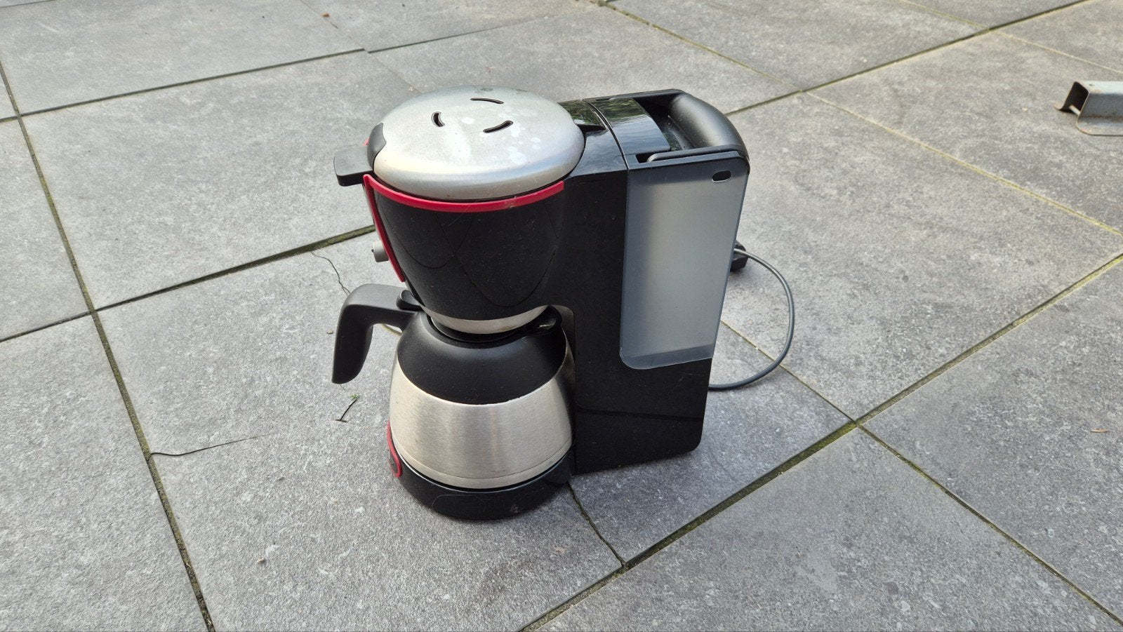 Philips koffiezetapparaat met thermoskan, Ophalen, Afneembaar waterreservoir, Gebruikt, Gemalen koffie