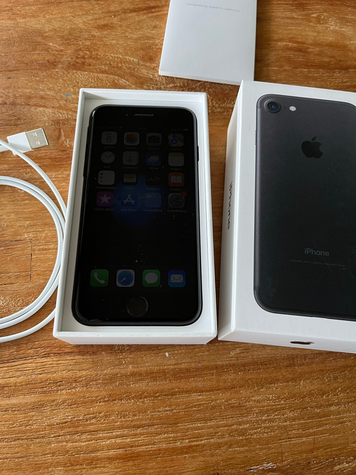 iPhone 7 32GB in zeer nette staat, Telecommunicatie, Mobiele telefoons | Apple iPhone, Ophalen, Zwart, 32 GB, Zo goed als nieuw