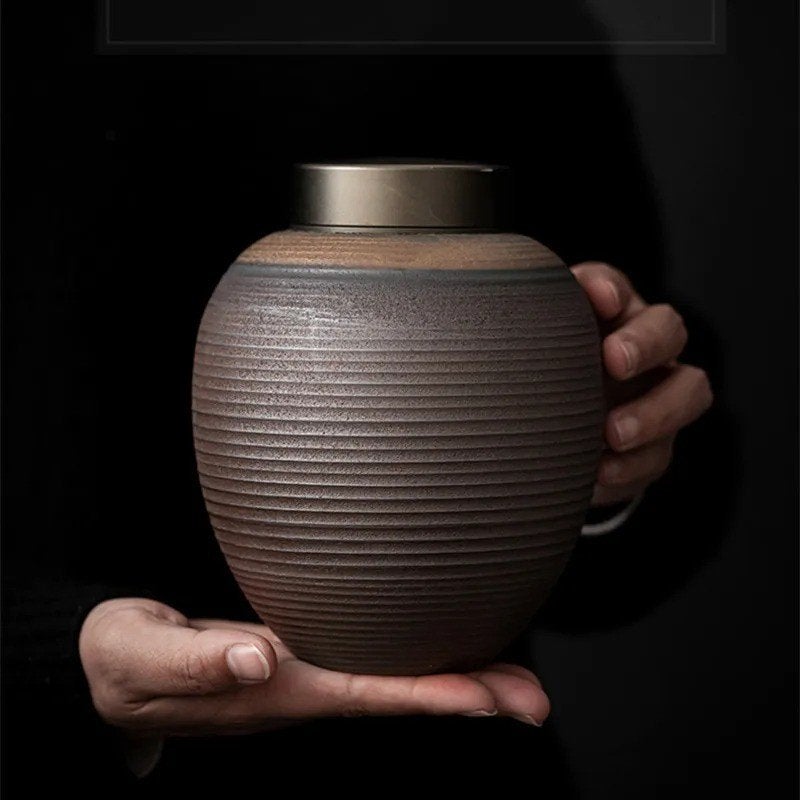 Luxe keramische urn voor huisdieren (1100ml), Ophalen of Verzenden, Nieuw