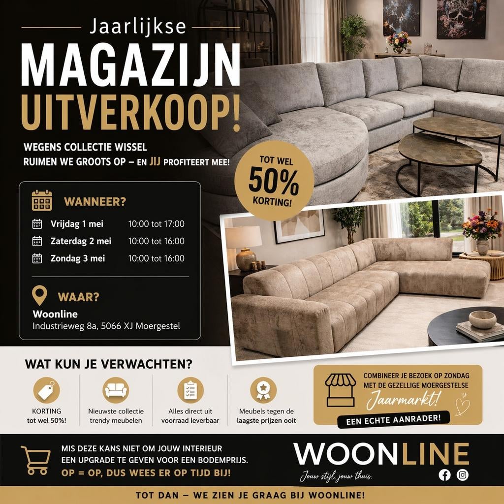 Uitverkoop!! Meubels stoelen,hoekbanken, met KORTING tot 50%, Ophalen