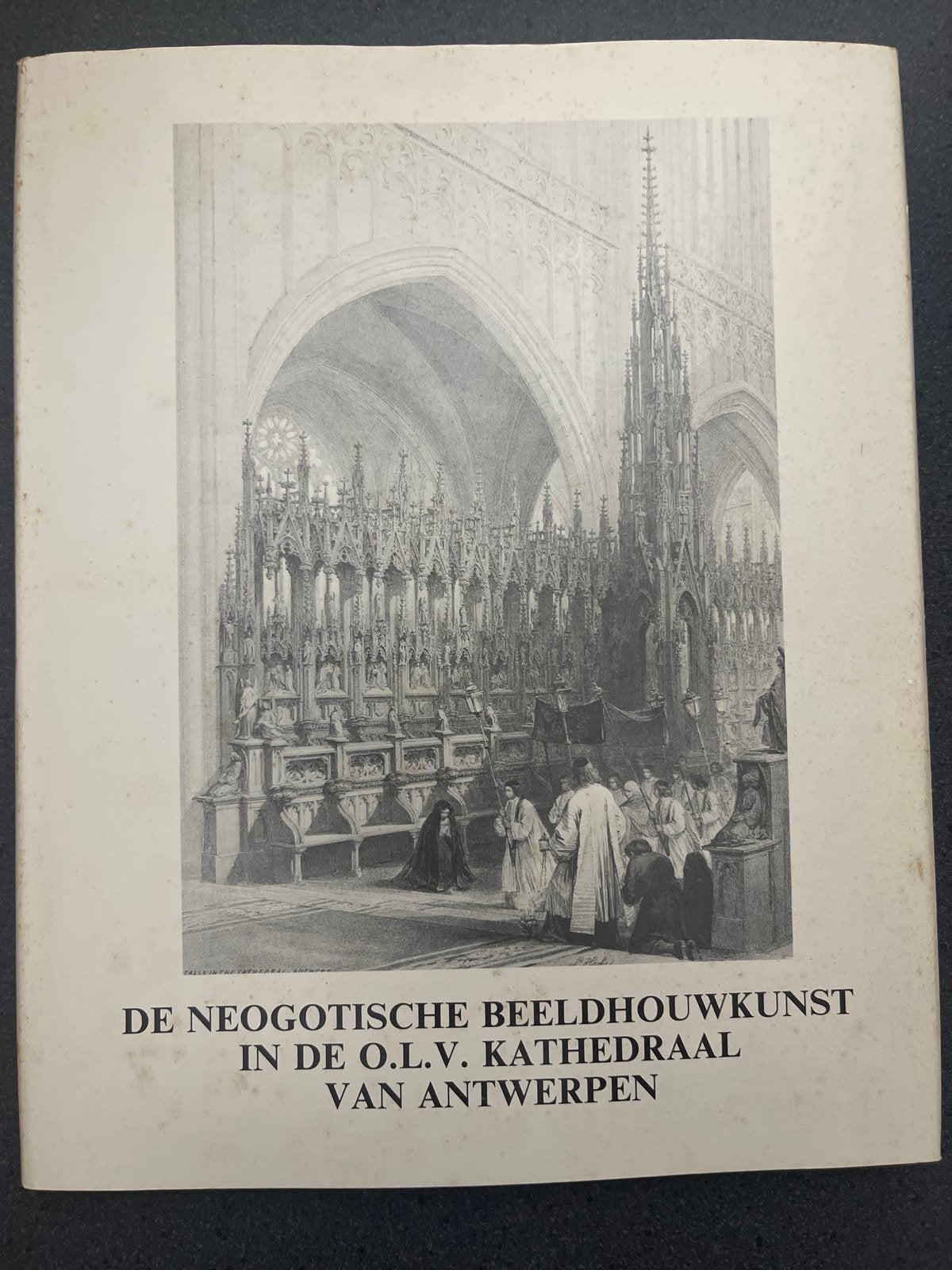 Neogotische Beeldhouwkunst O.L.V. Kathedraal Antwerpen, Ophalen of Verzenden, Gelezen, Overige onderwerpen