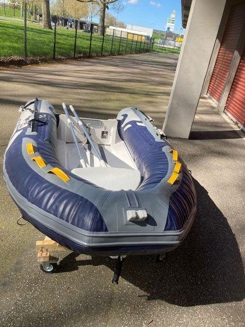 HIBO PRO RIB 270 en Aquaparx 2.5 PK Kortstaart, Watersport en Boten, Ophalen, PVC, Zo goed als nieuw, Hibo