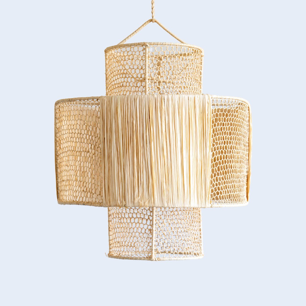 Hanglamp - Plafondlamp - Raffia - Marrakech, Marokko, Ophalen, Nieuw