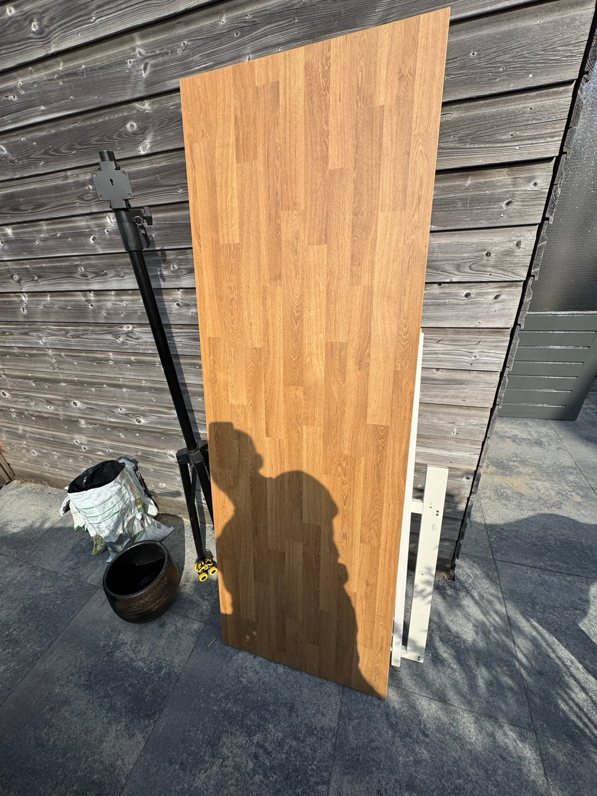 IKEA KARLBY keukenblad / werkblad eiken 168x63,5 cm, Gebruikt, 200 cm of meer, Tafelblad, Rechthoekig