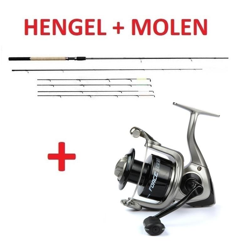 Set Ron Thompson Feeder Hengel 3,30 M - 2D + Molen Nieuw !!, Watersport en Boten, Hengelsport | Algemeen, Ophalen, Nieuw, Complete hengel