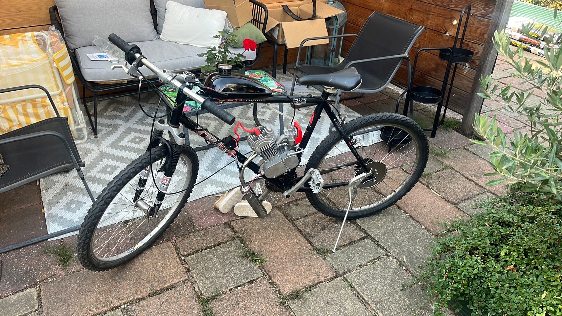 Fiets moter 100cc twee tak, Ophalen, Nieuw