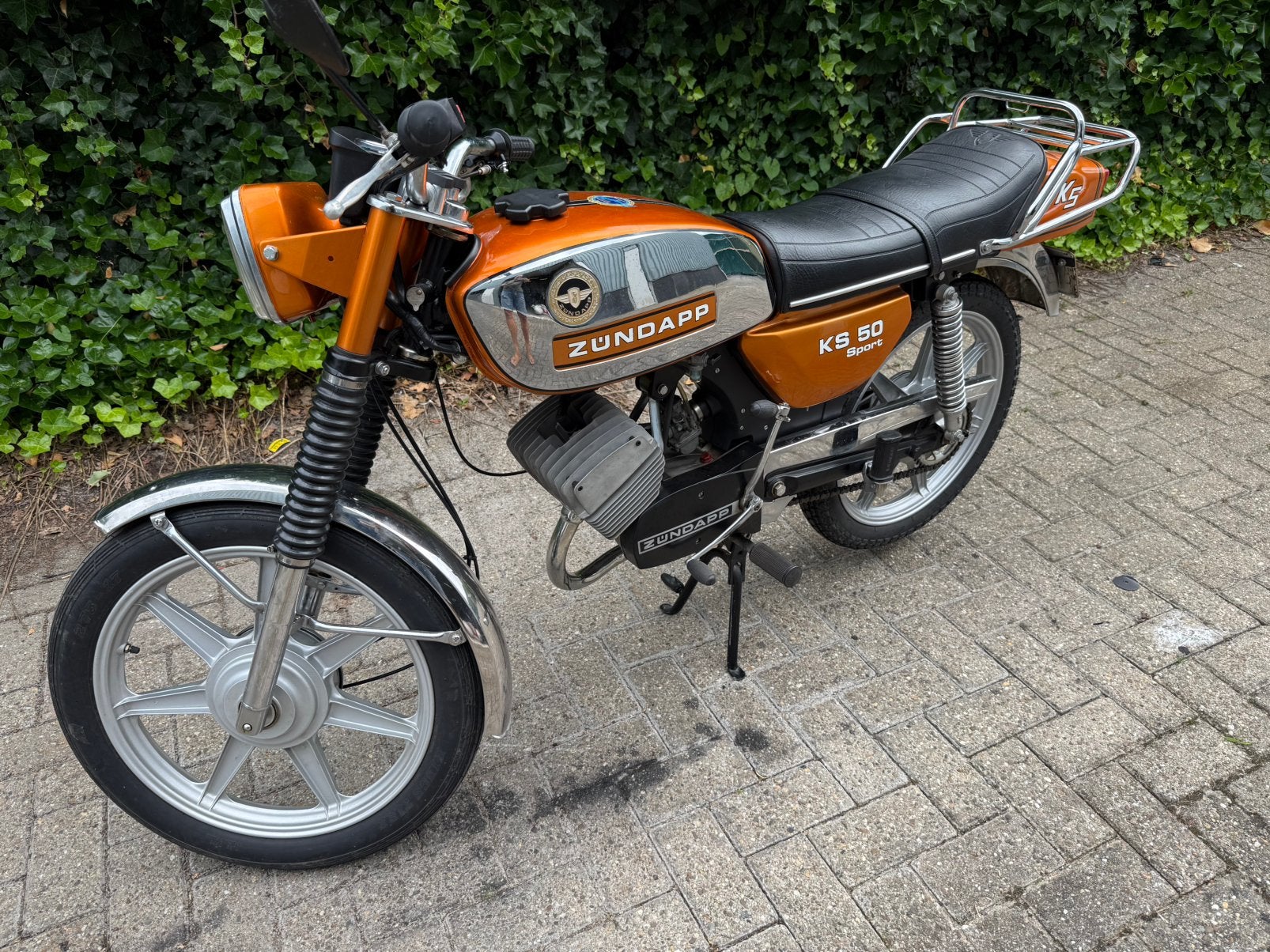 Zundapp KS50 met originele 5 bak en matching nummers, Fietsen en Brommers, Brommers | Zundapp, Ophalen, KS50, Zo goed als nieuw