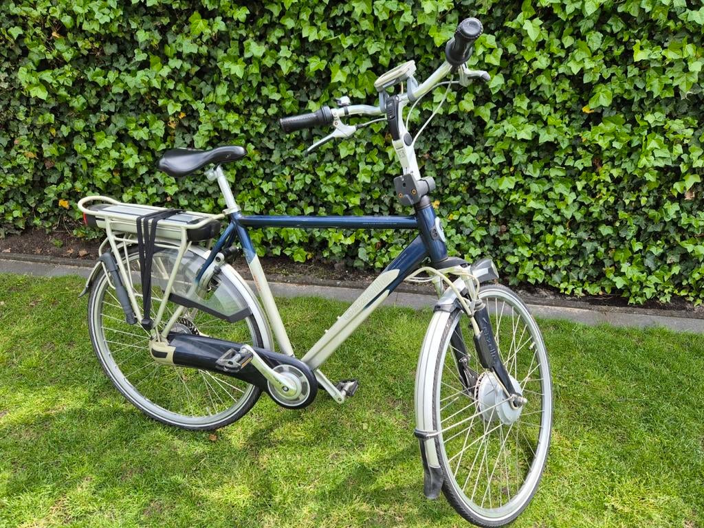 Gazelle elektrische heren fiets, Fietsen en Brommers, Ophalen, Gebruikt, 51 tot 55 cm, Gazelle