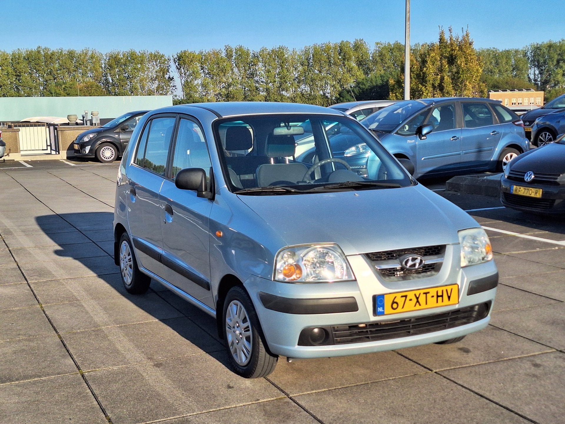 Hyundai Atos €1850,-1.1i Active Joy Airco + Trekhaak Nap, Auto's, Voorwielaandrijving, Stof, 31 €/maand, 4 cilinders