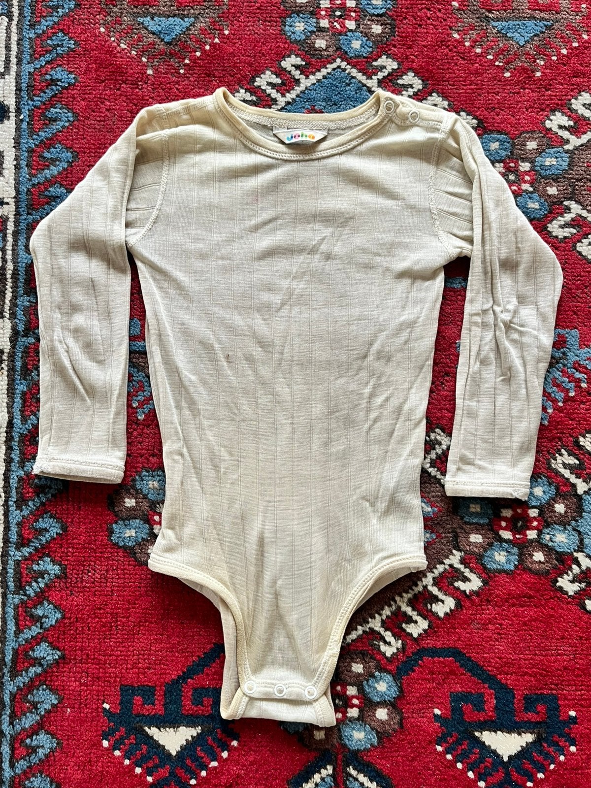 Witte romper wol/zijde Joha 98/104, Kinderen en Baby's, Ophalen of Verzenden, Gebruikt, Jongen of Meisje, Nacht- of Onderkleding