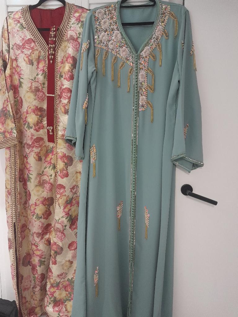 Prachtige kaftan, Ophalen of Verzenden, Zo goed als nieuw, Blauw, Overige typen
