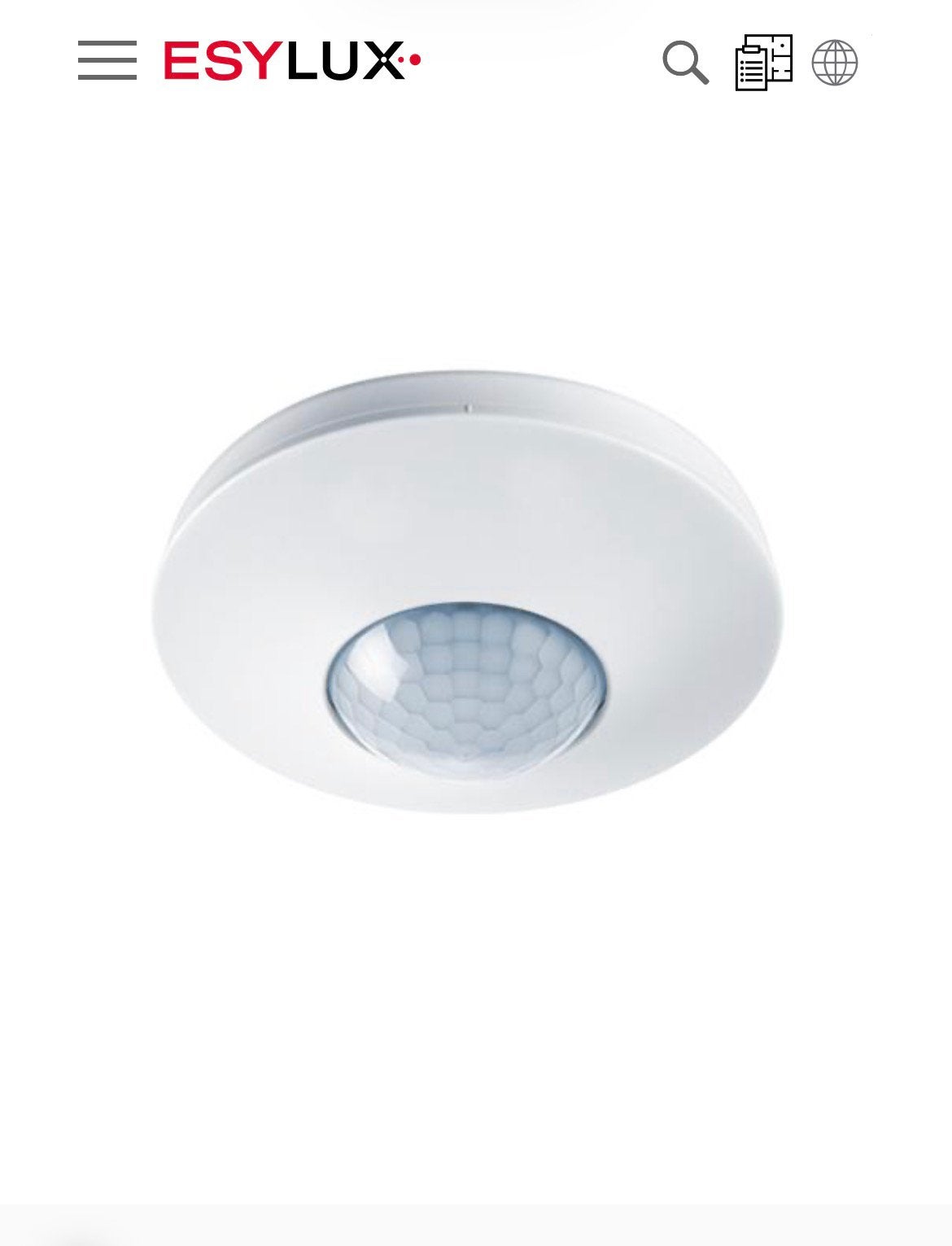 LichtsensorPD-C 360i/8 DUO DALI EP10427442GTIN 4015120427442, Ophalen of Verzenden, Zo goed als nieuw