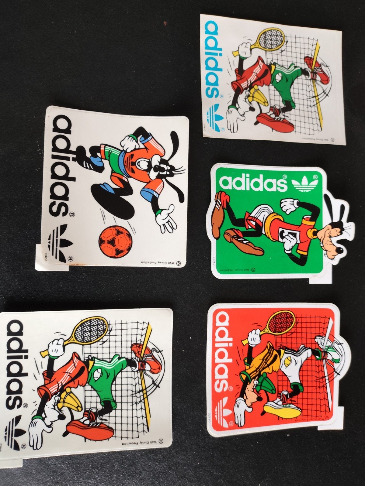 Vintage Adidas Goofy stickers - Disney sport, Ophalen of Verzenden, Gebruikt, Merk