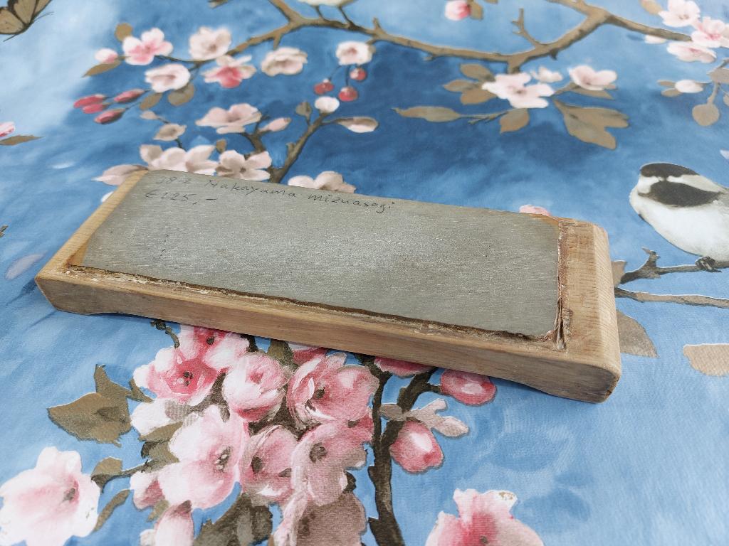 Japanse natuurlijke Nakayama wetsteen, extreem fijn, Hobby en Vrije tijd, Ophalen of Verzenden, Gebruikt