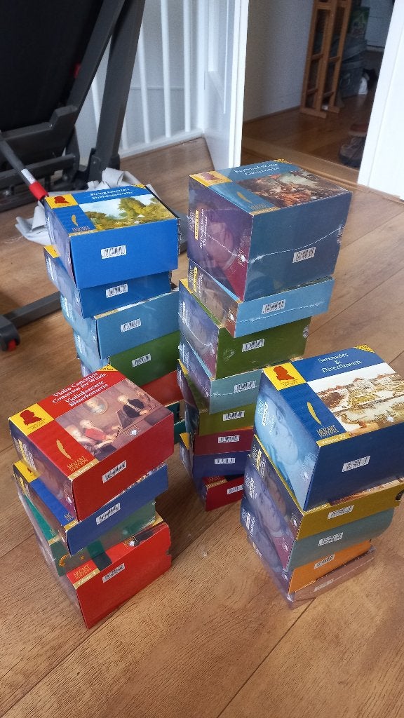 Cd boxen, meer dan 150 cd's, deels nog in de folie, Ophalen of Verzenden, Zo goed als nieuw, Klassiek, Boxset