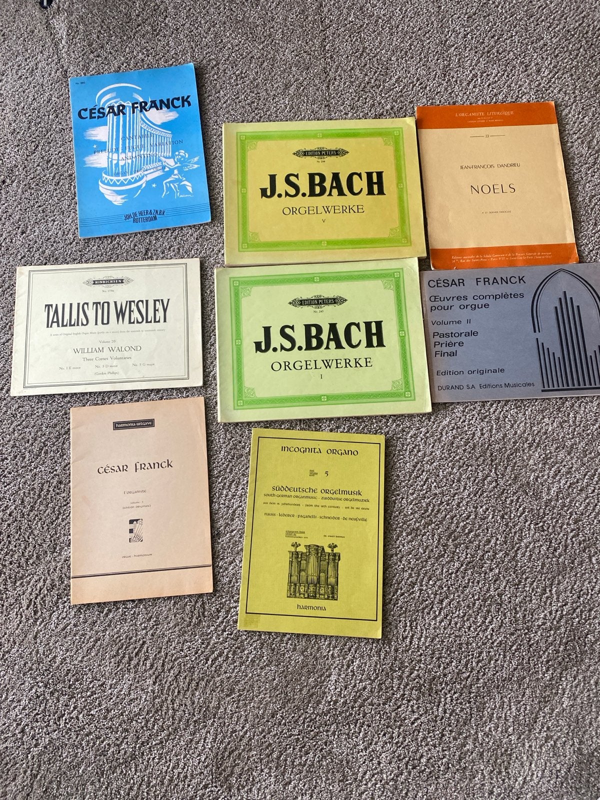 Orgelmuziek Collectie: Bach, Franck, Tallis, Dandrieu, Gebruikt, Klassiek, Artiest of Componist, Ophalen