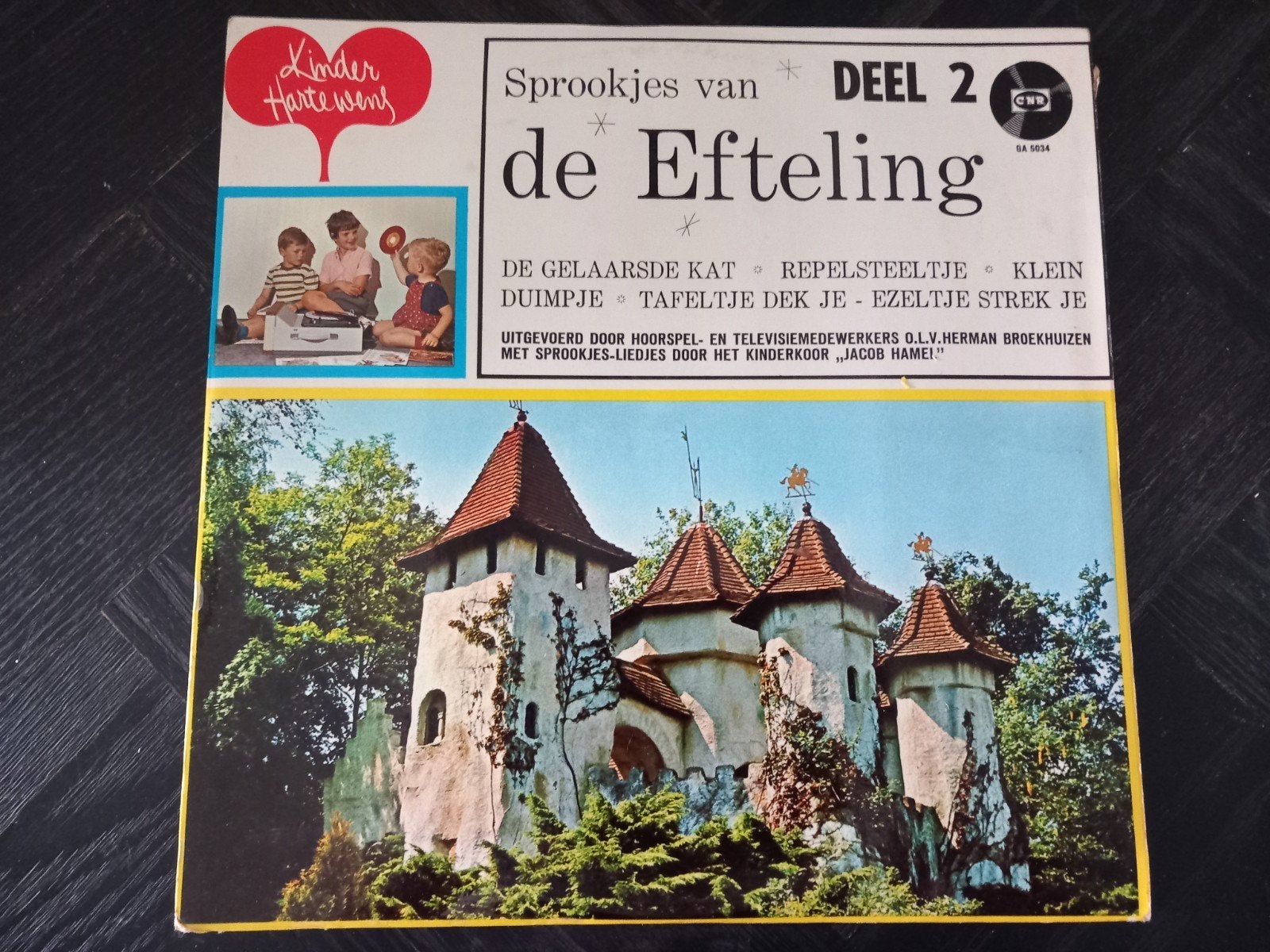 Sprookjes van de Efteling Deel 2 LP - Kinder Harte Wens, Ophalen of Verzenden, Gebruikt