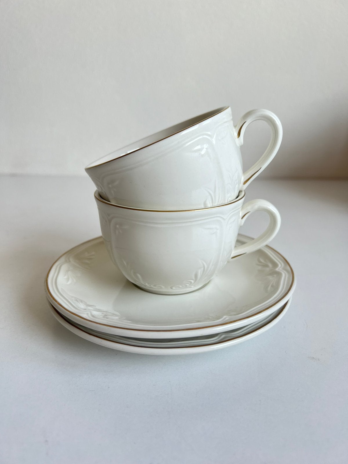 2 kop schotel Villeroy & Boch Cortina 2000 OR / Gold  NIEUW, Klassiek, Villeroy & Boch, Nieuw, Ophalen of Verzenden