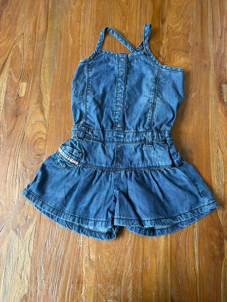 ZGAN spijker jumpsuit van Diesel maat 86, Kinderen en Baby's, Babykleding | Maat 86, Ophalen of Verzenden, Zo goed als nieuw, Meisje