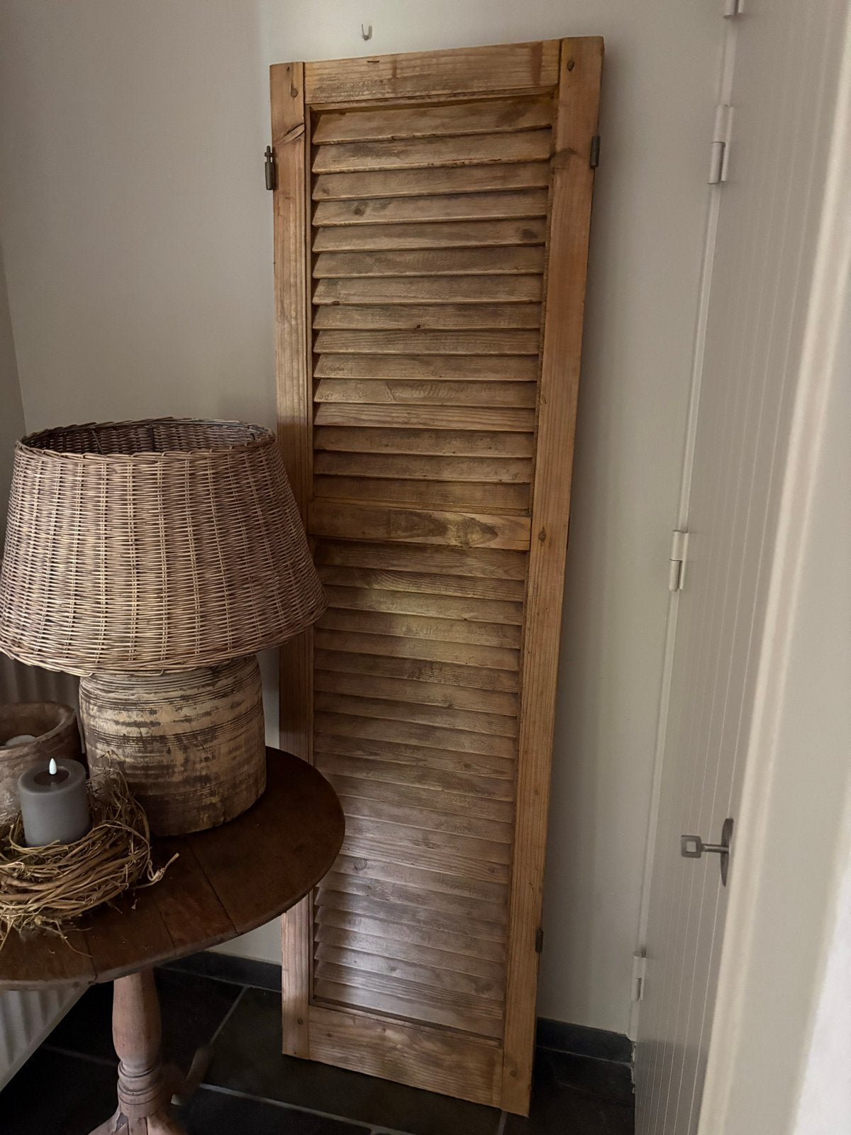 Houten luik 1.75x49 cm, Ophalen of Verzenden, Gebruikt