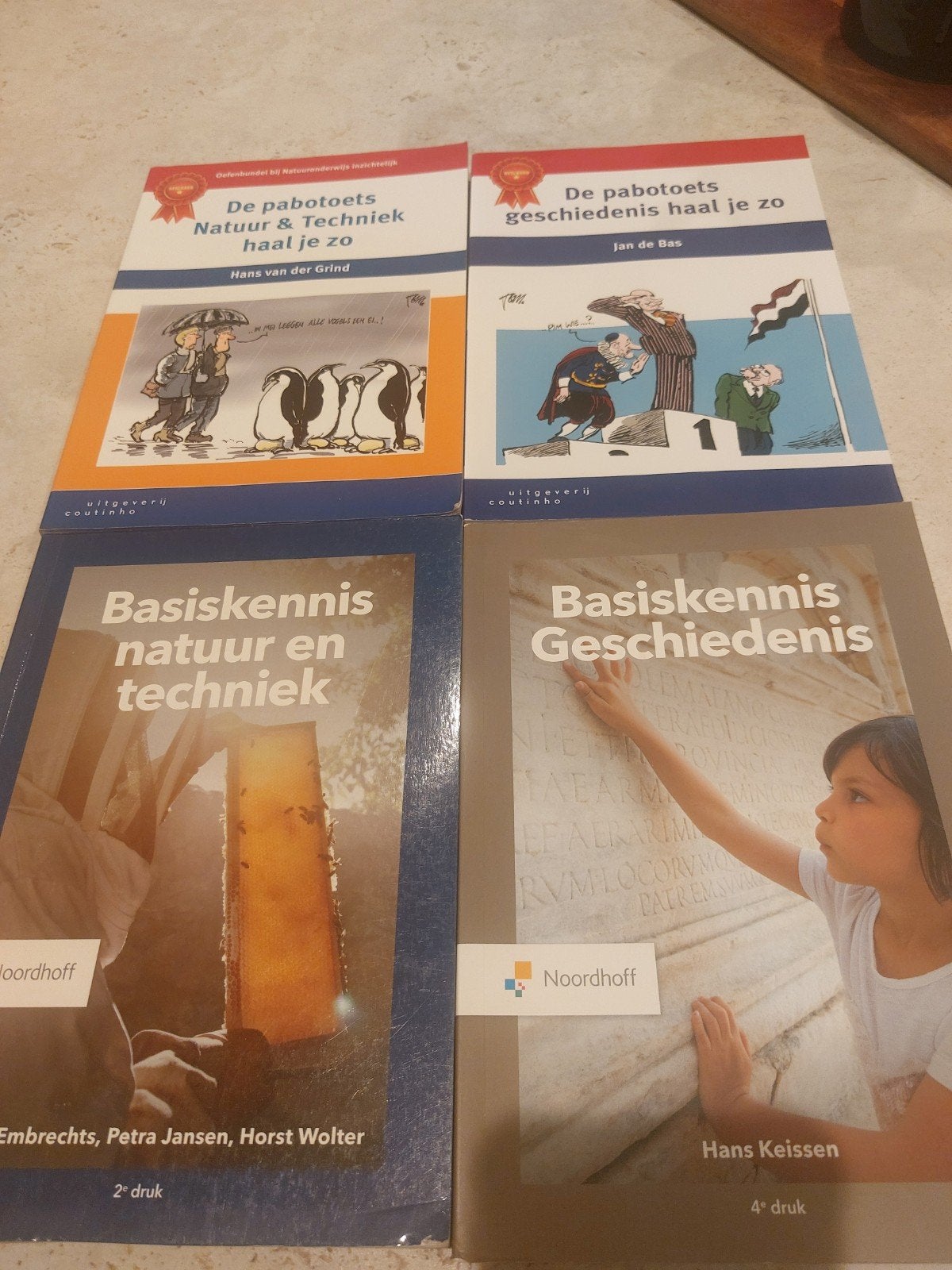Pabo boeken geschiedenis en natuur en techniek., Boeken, Schoolboeken, Ophalen, Gelezen, Overige niveaus, Geschiedenis