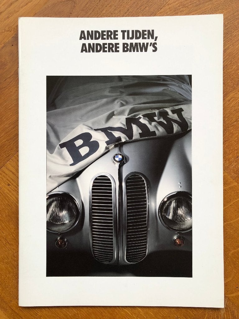 Andere tijden andere BMW's: folder 1991, Boeken, Auto's | Folders en Tijdschriften, Verzenden, Nieuw, BMW, BMW