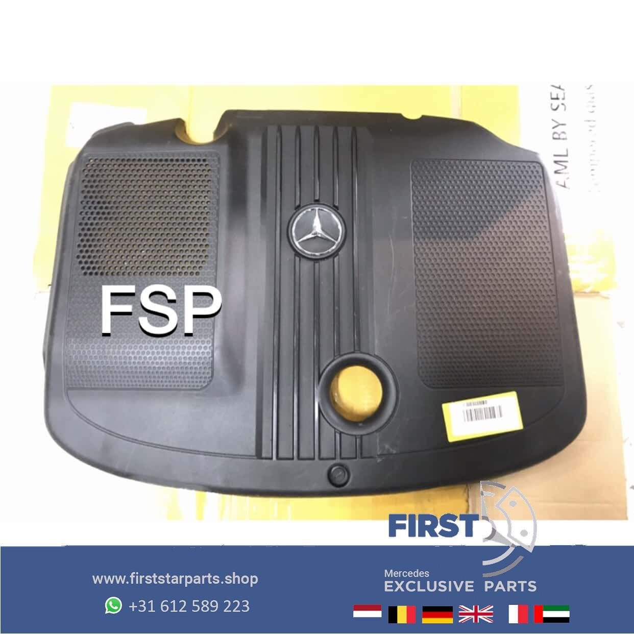 W204 W212 X204 motor afdekplaat bescherm kap Mercedes C E GL, Gebruikt, -, Ophalen of Verzenden, -