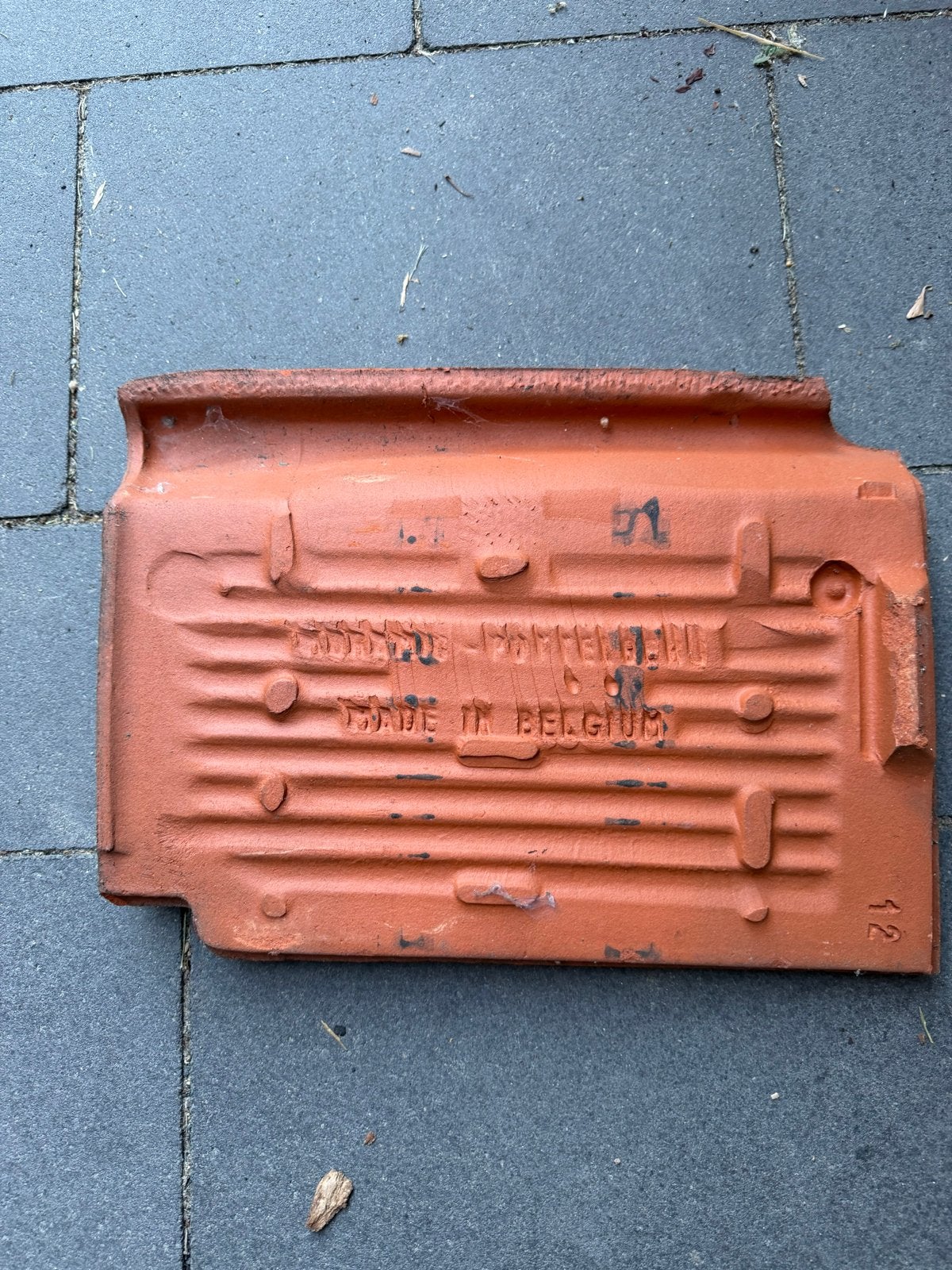 Gratis dakpannen, Made in Belgium, Koramic Pottelberg, Ophalen, Gebruikt, Steen of Klei, 15 m² of meer