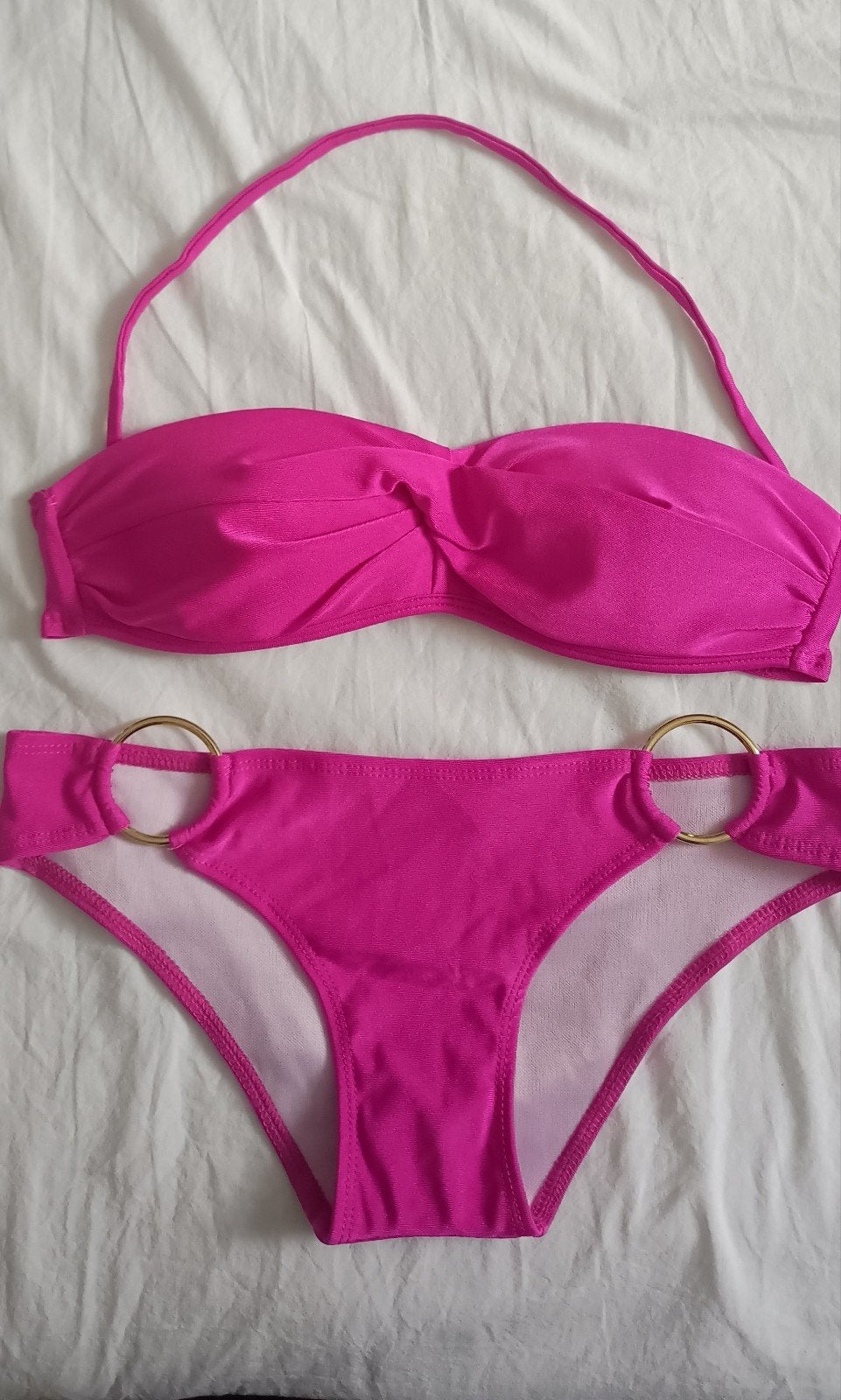 Nieuwe bikini maat S, halter of strapless, Ophalen of Verzenden, Nieuw, Roze, Bikini