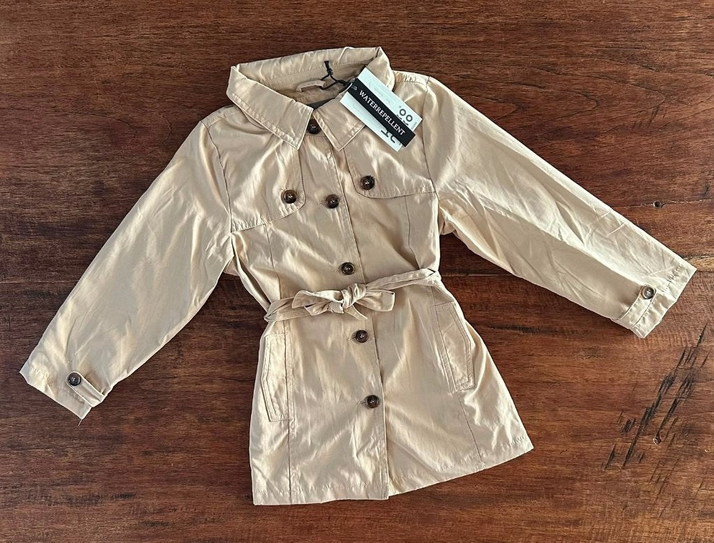 34. Nieuwe Trench Coat Jas Koko Noko Maat 110, Meisje, Nieuw, Ophalen of Verzenden, Koko Noko