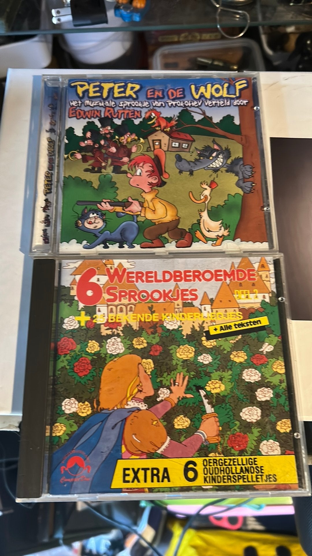 Peter en de wolf / 6 sprookjes, Cd's en Dvd's, Cd's | Kinderen en Jeugd, Ophalen of Verzenden, Zo goed als nieuw