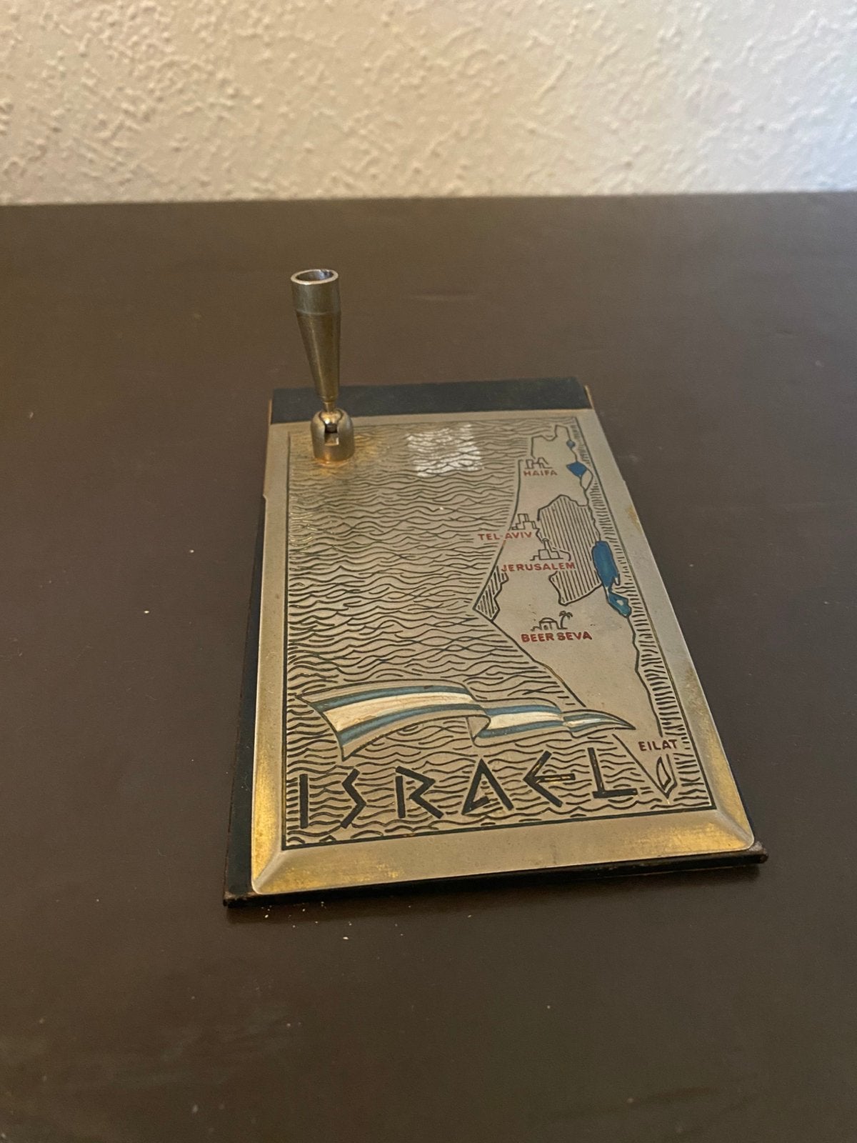 Vintage Israel notitie klapper bureau (Rosenfeld), Ophalen of Verzenden