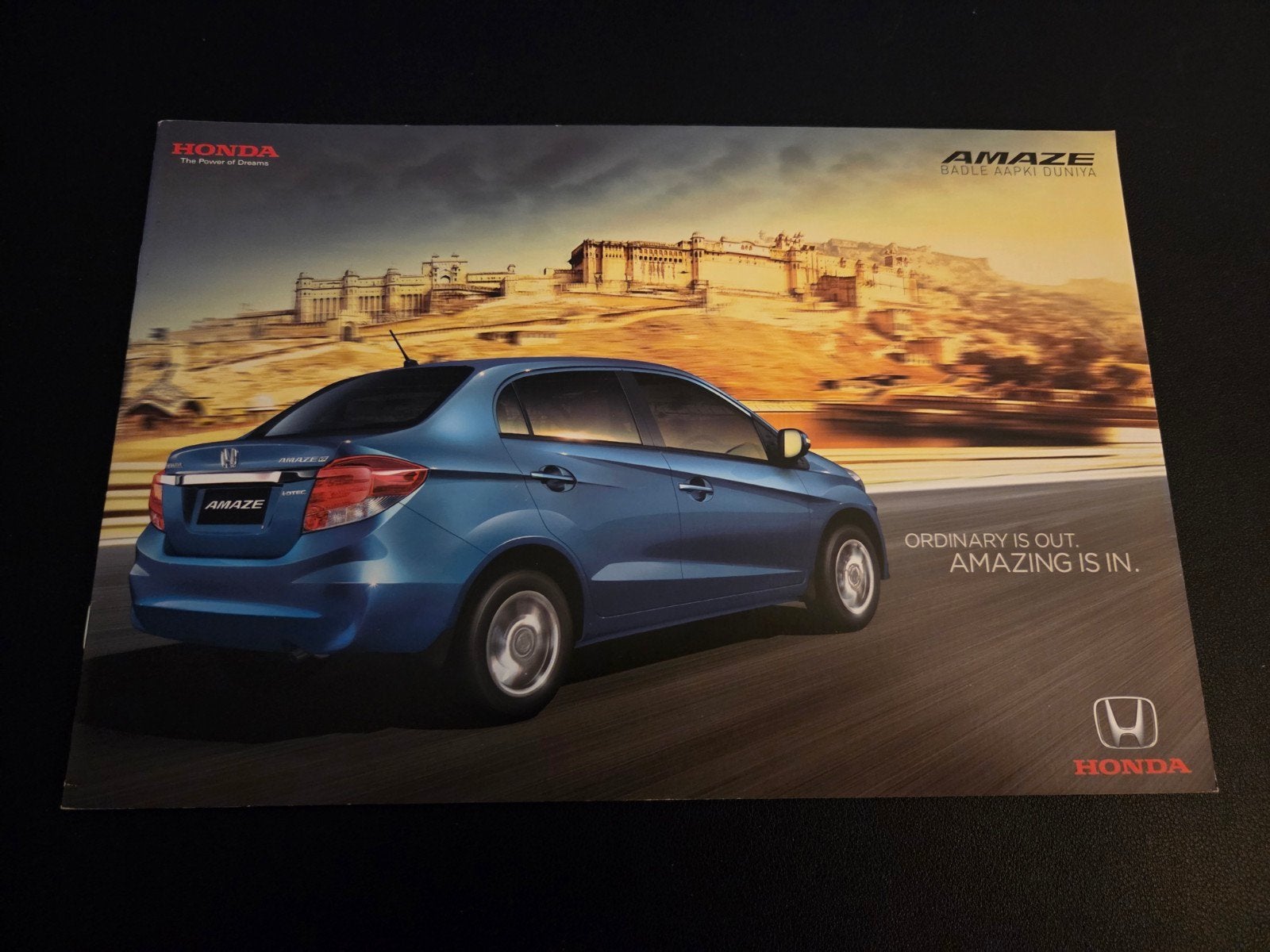 Brochure Honda Amaze India, Ophalen of Verzenden, Zo goed als nieuw, Honda