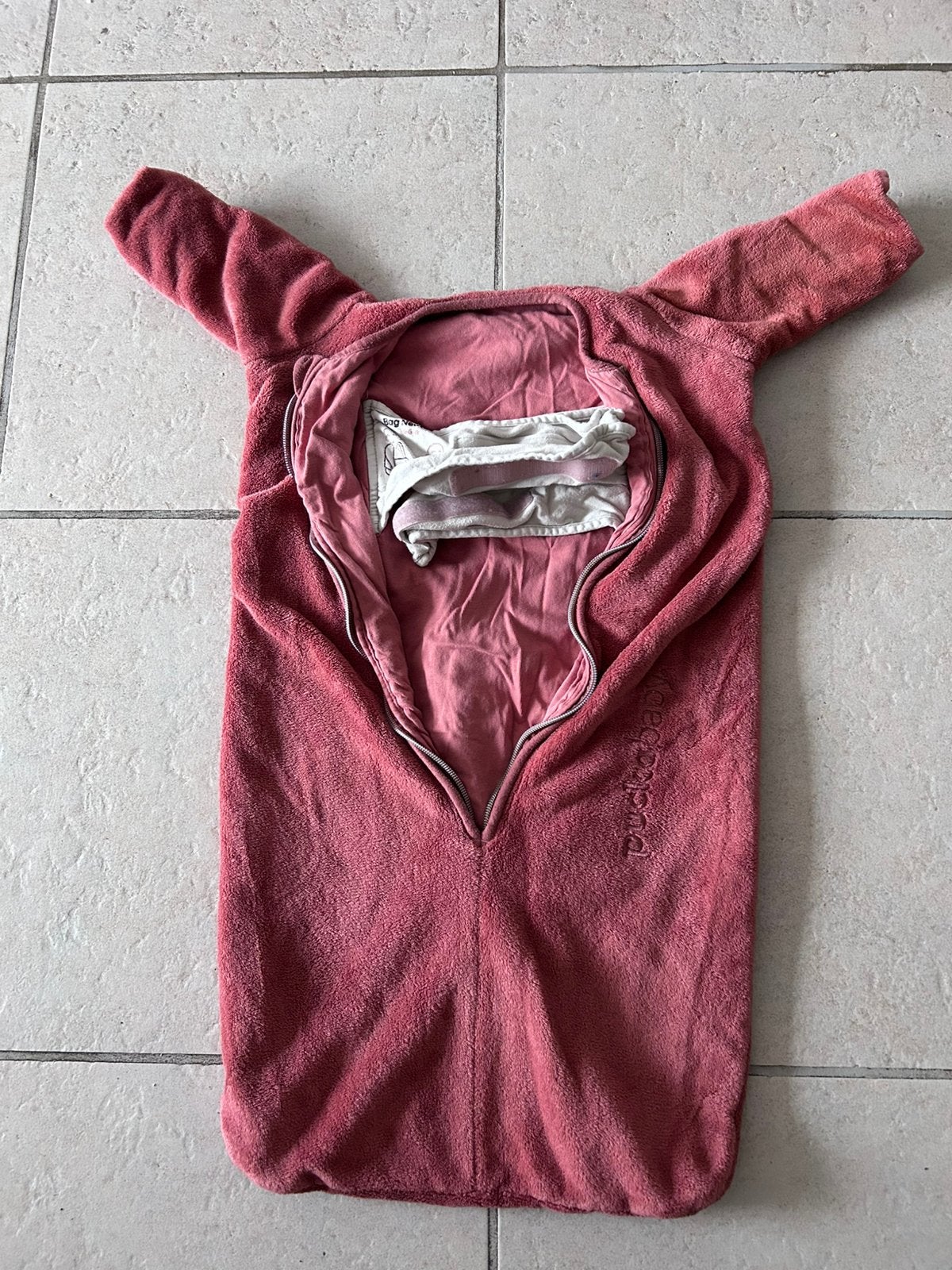 Puckababy newborn slaapzak 0-6 roze, Puckababy, Ophalen of Verzenden, Zo goed als nieuw, Roze