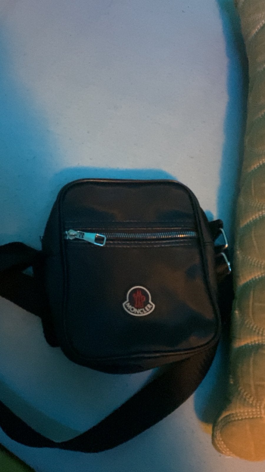 Moncler schoudertas - Zwart, Ophalen of Verzenden, Zo goed als nieuw, Zwart, Overige merken