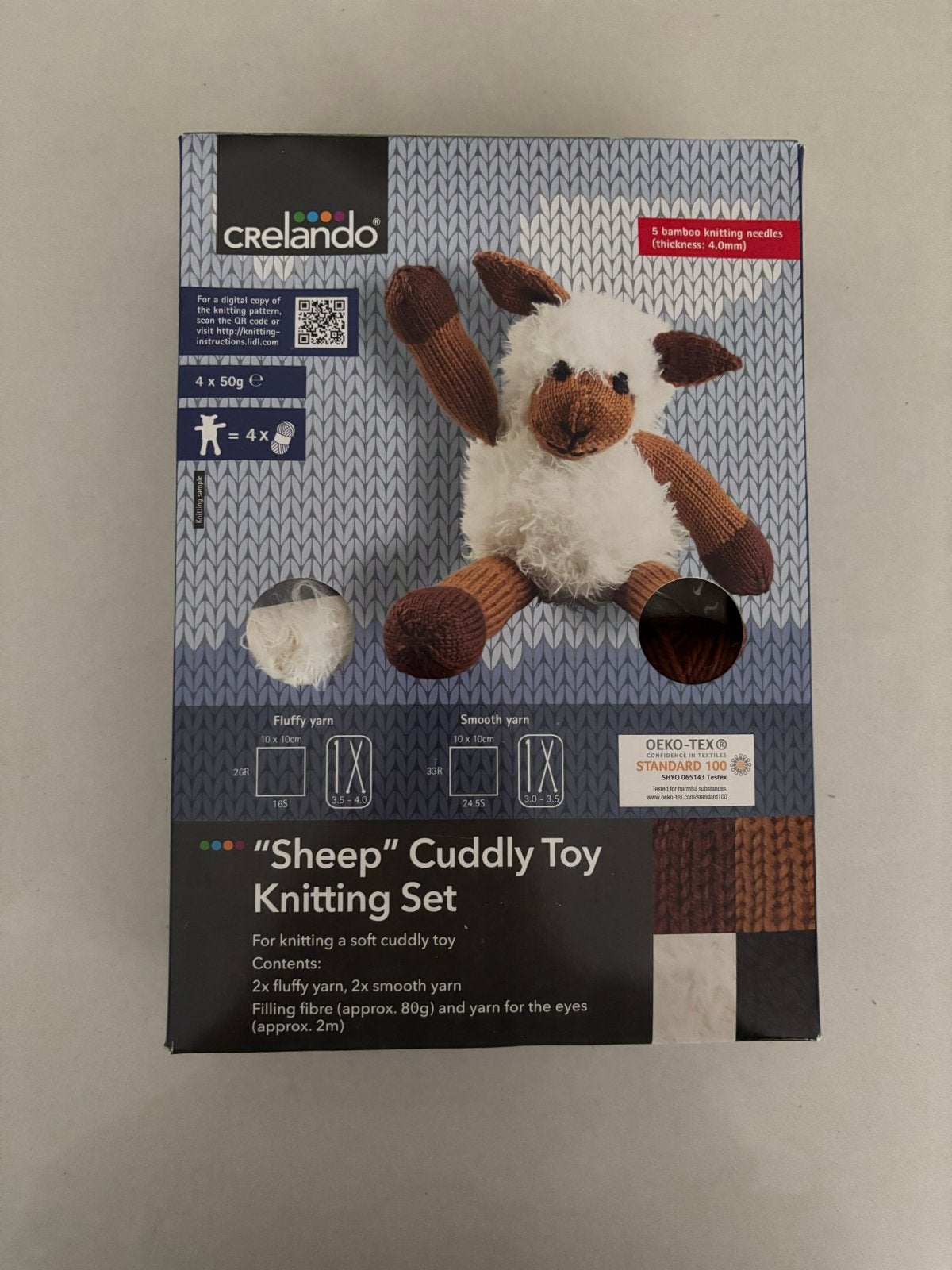 Crelano Breipakket Schaap Knuffel - Nieuw in doos!, Ophalen of Verzenden, Nieuw, Breien, Overige typen