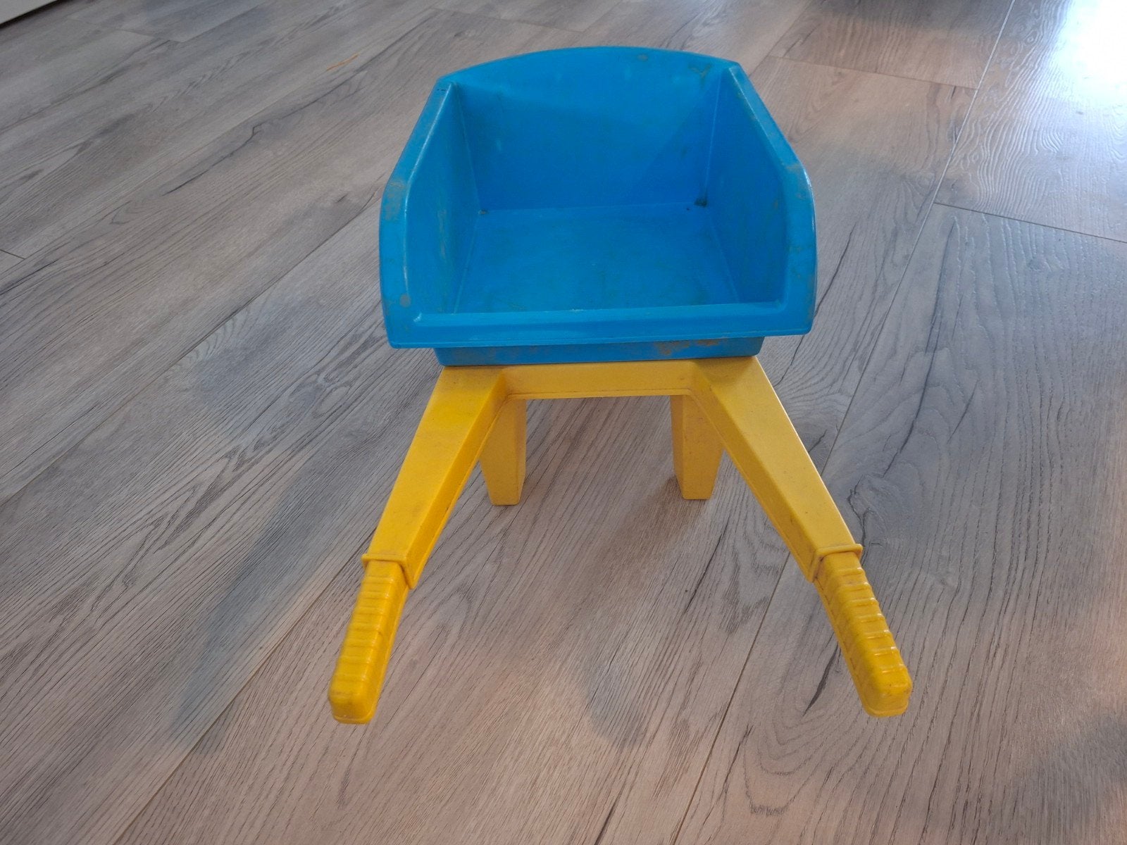 Kinder kruiwagen blauw/geel, Kinderen en Baby's, Ophalen, Gebruikt