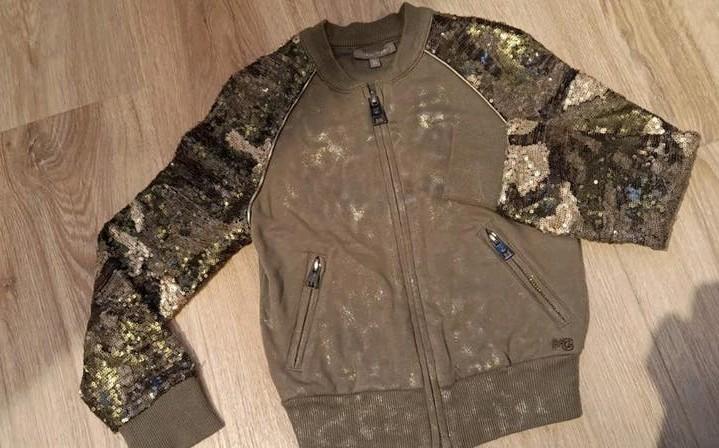 Mooi glittervest jasje van Miss Grant, tussendoor jasje, 134, Kinderen en Baby's, Ophalen of Verzenden, Zo goed als nieuw, Meisje